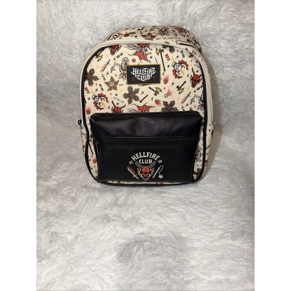 Leather Mint Stranger Things Hellfire Club Backpack Rare D&D Demogorgon
